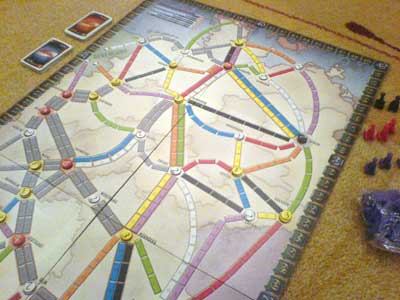 Ticket to Ride: Marklin Edition - игровое поле